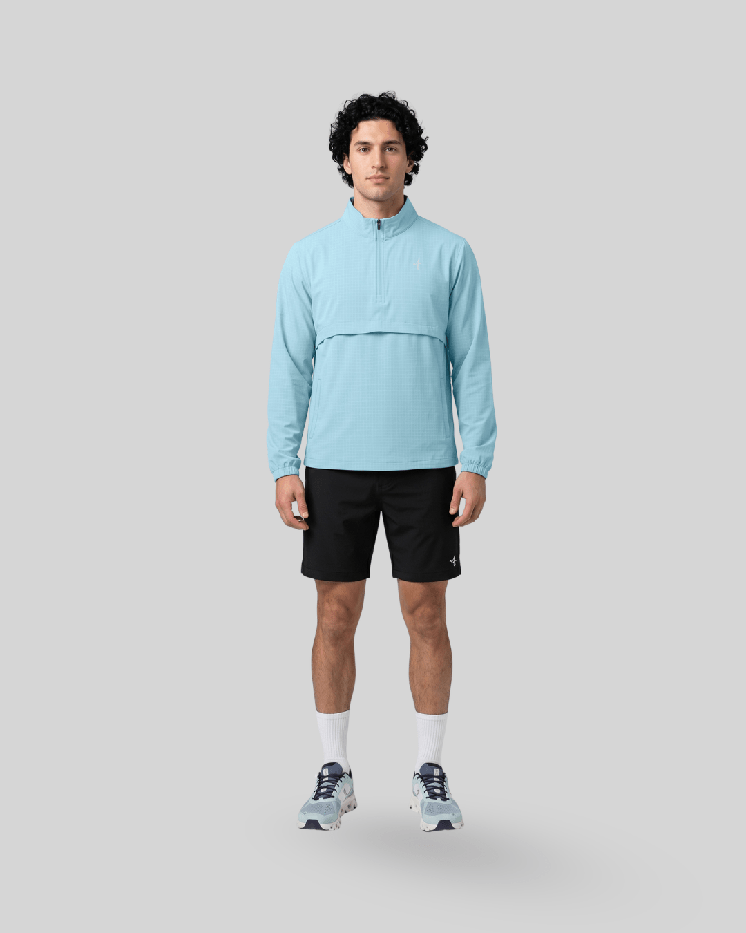 [VENTUS] Men's Ace Half Zip Jacket: Nimbus - Quarter Zip - Athletifreak | Athletic & Gym Wear, Athleisure