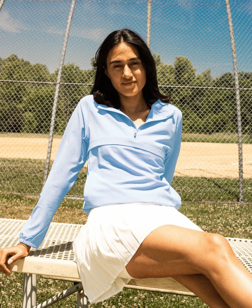 [VENTUS] Women's Ace Half zip Jacket - Nimbus - Jacket - Athletifreak | Athletic & Gym Wear, Athleisure