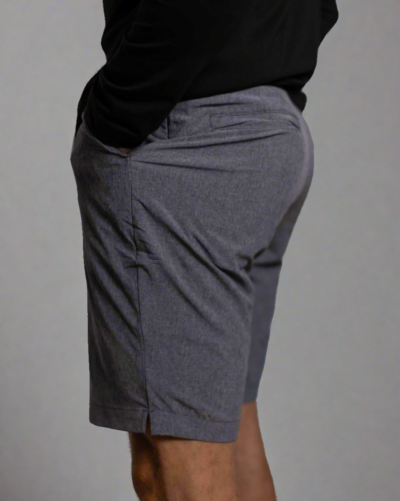 [AIRLOOM] Wayfarer Shorts - Heather Blue - Shorts - Athletifreak | Athletic & Gym Wear, Athleisure