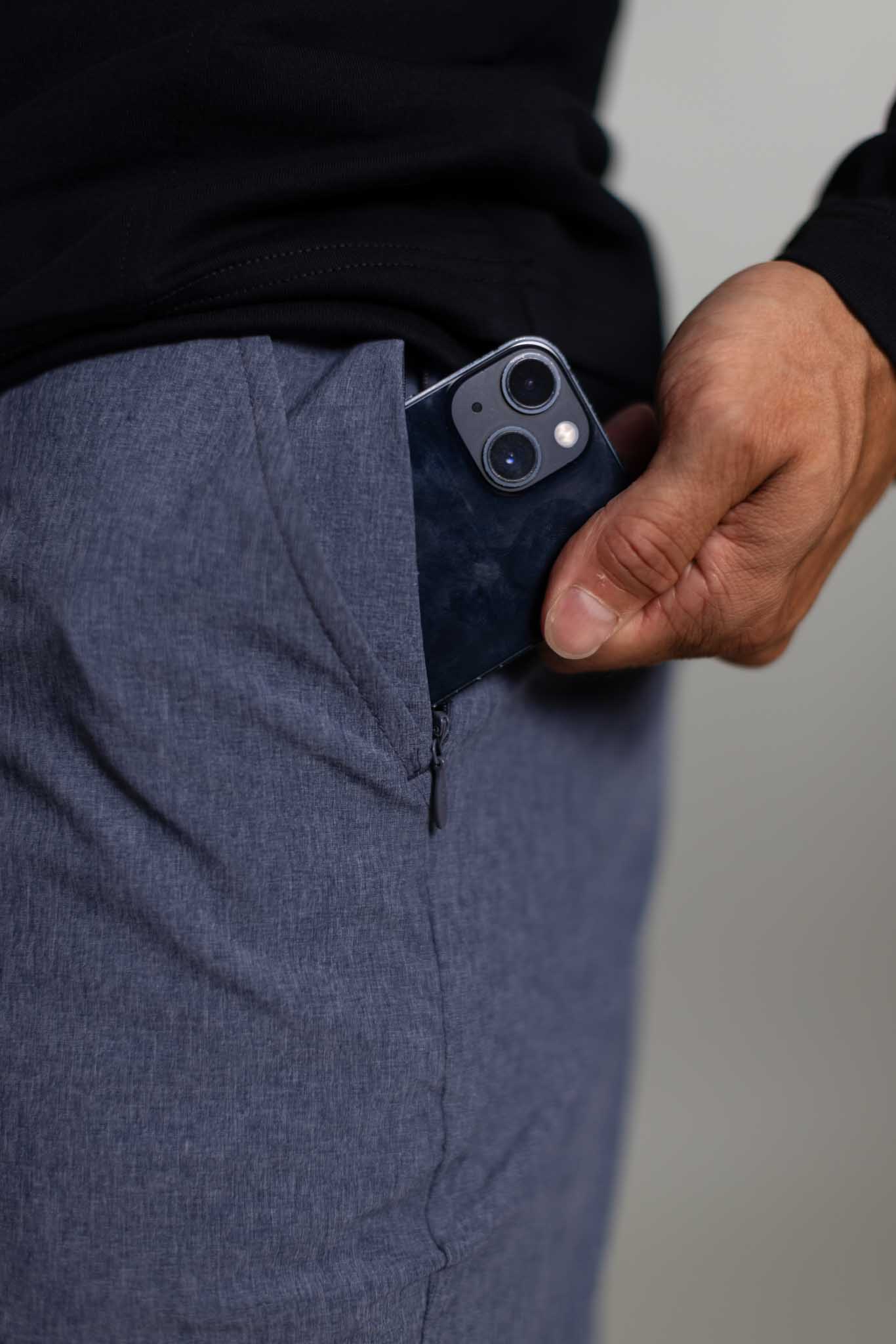 [AIRLOOM] Wayfarer Shorts - Heather Blue - Shorts - Athletifreak | Athletic & Gym Wear, Athleisure