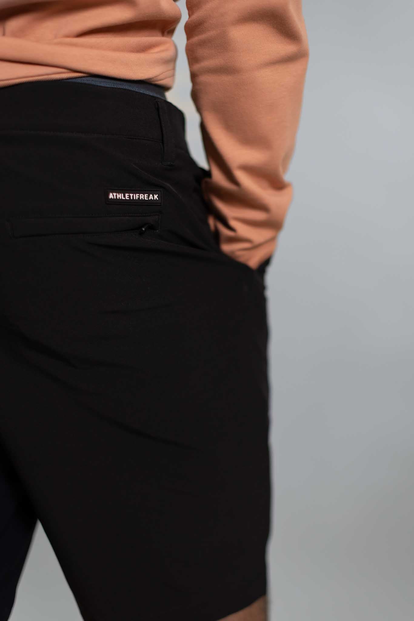 [AIRLOOM] Wayfarer Shorts - Black - Shorts - Athletifreak | Athletic & Gym Wear, Athleisure