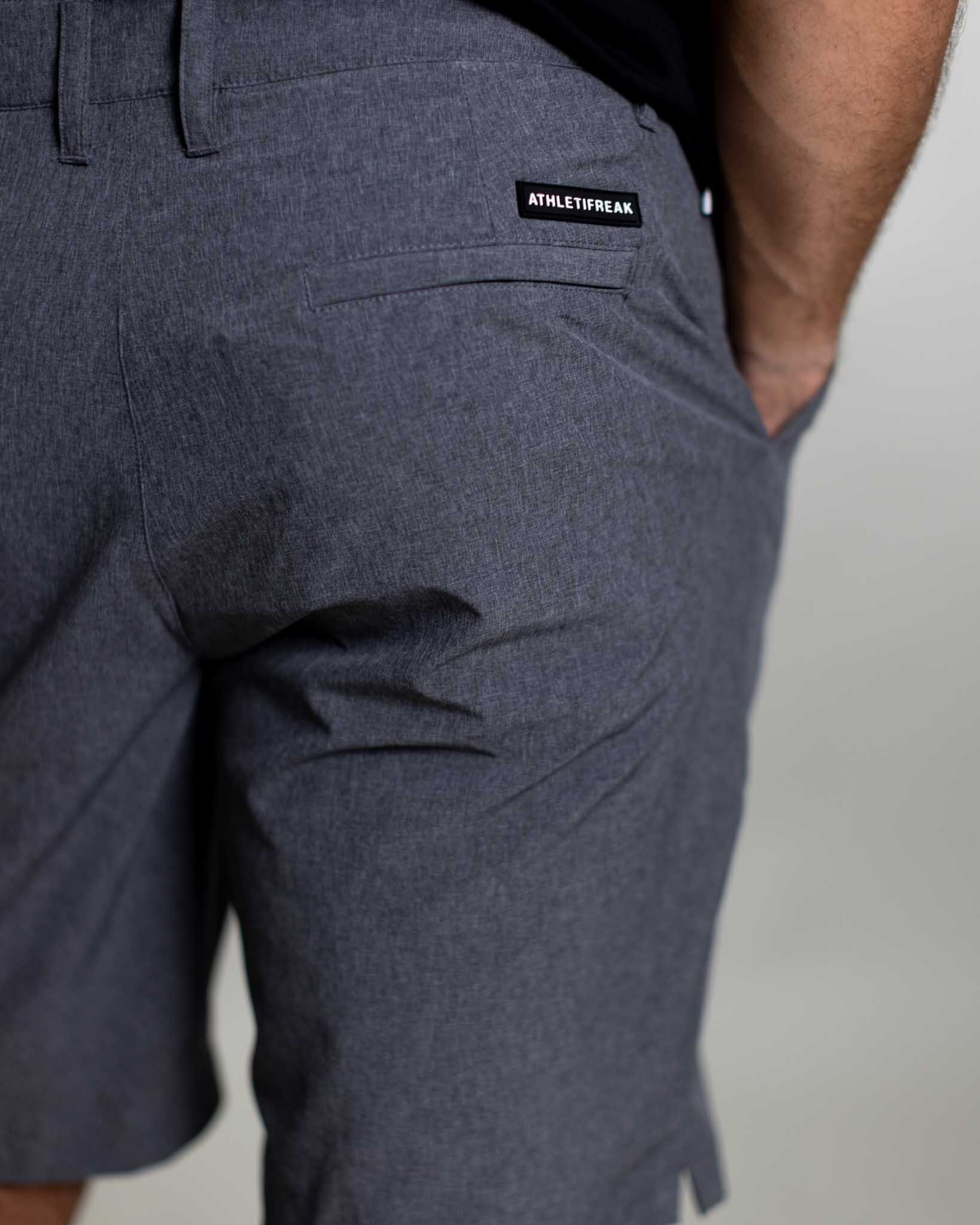 [AIRLOOM] Wayfarer Shorts - Heather Blue - Shorts - Athletifreak | Athletic & Gym Wear, Athleisure