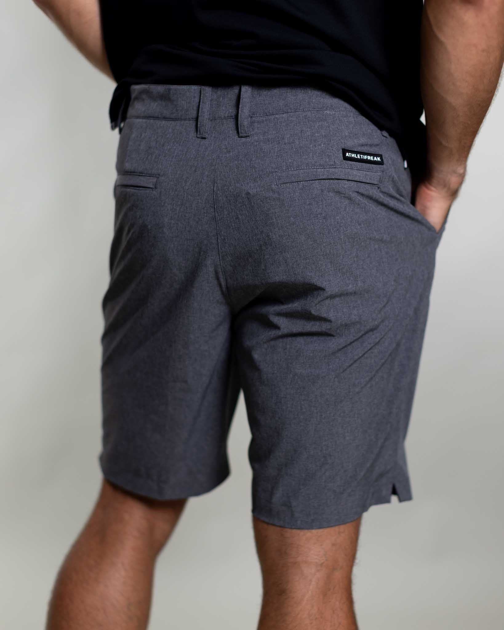 [AIRLOOM] Wayfarer Shorts - Heather Blue - Shorts - Athletifreak | Athletic & Gym Wear, Athleisure
