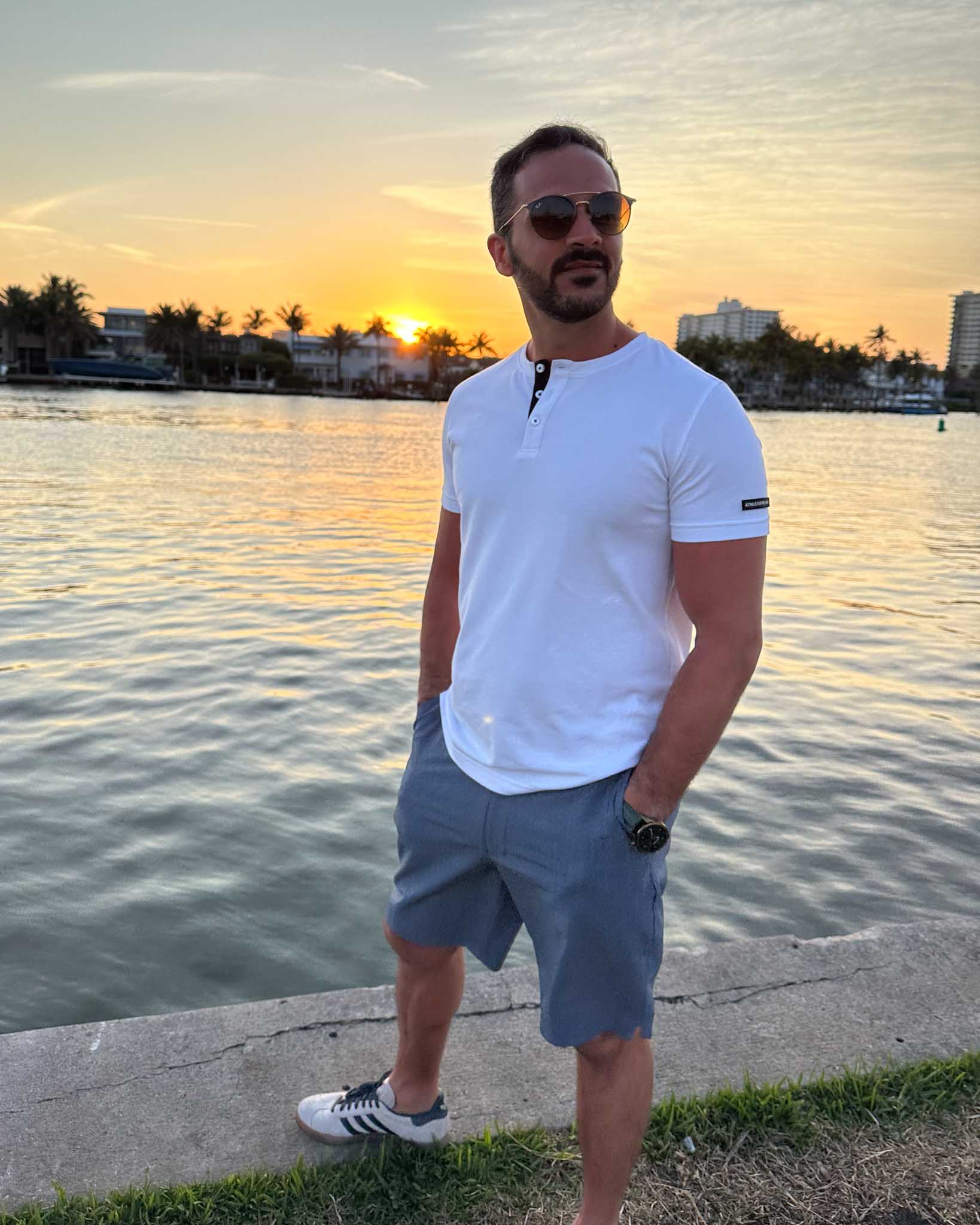 [AIRLOOM] Wayfarer Shorts - Heather Blue - Shorts - Athletifreak | Athletic & Gym Wear, Athleisure