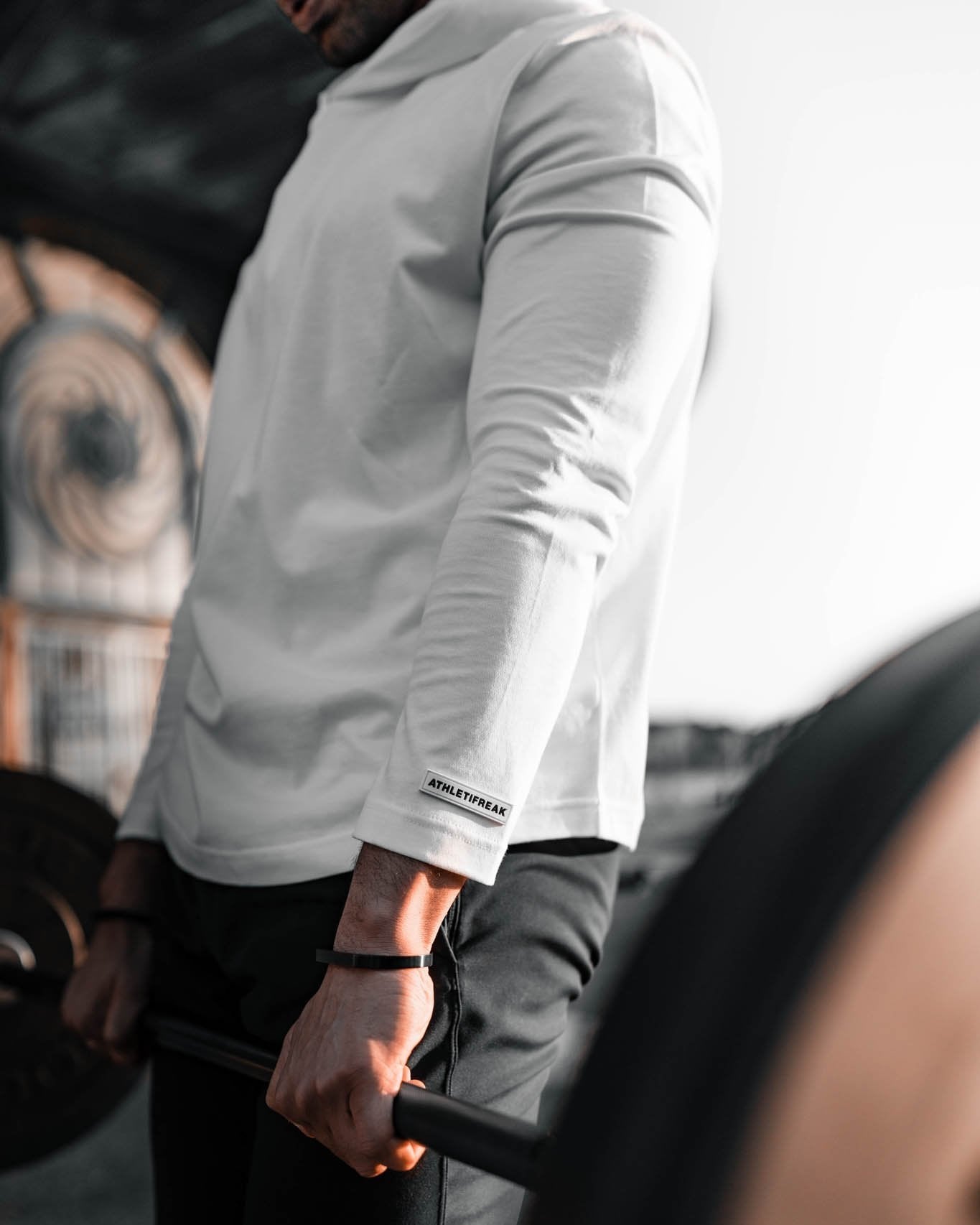 [HYBRID] Tech Hoodie - White - Hoodie - Athletifreak | Athletic & Gym Wear, Athleisure
