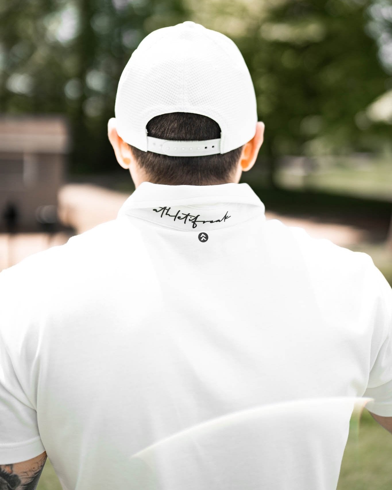 [HYBRID] Tech Polo - White - Tee - Athletifreak | Athletic & Gym Wear, Athleisure