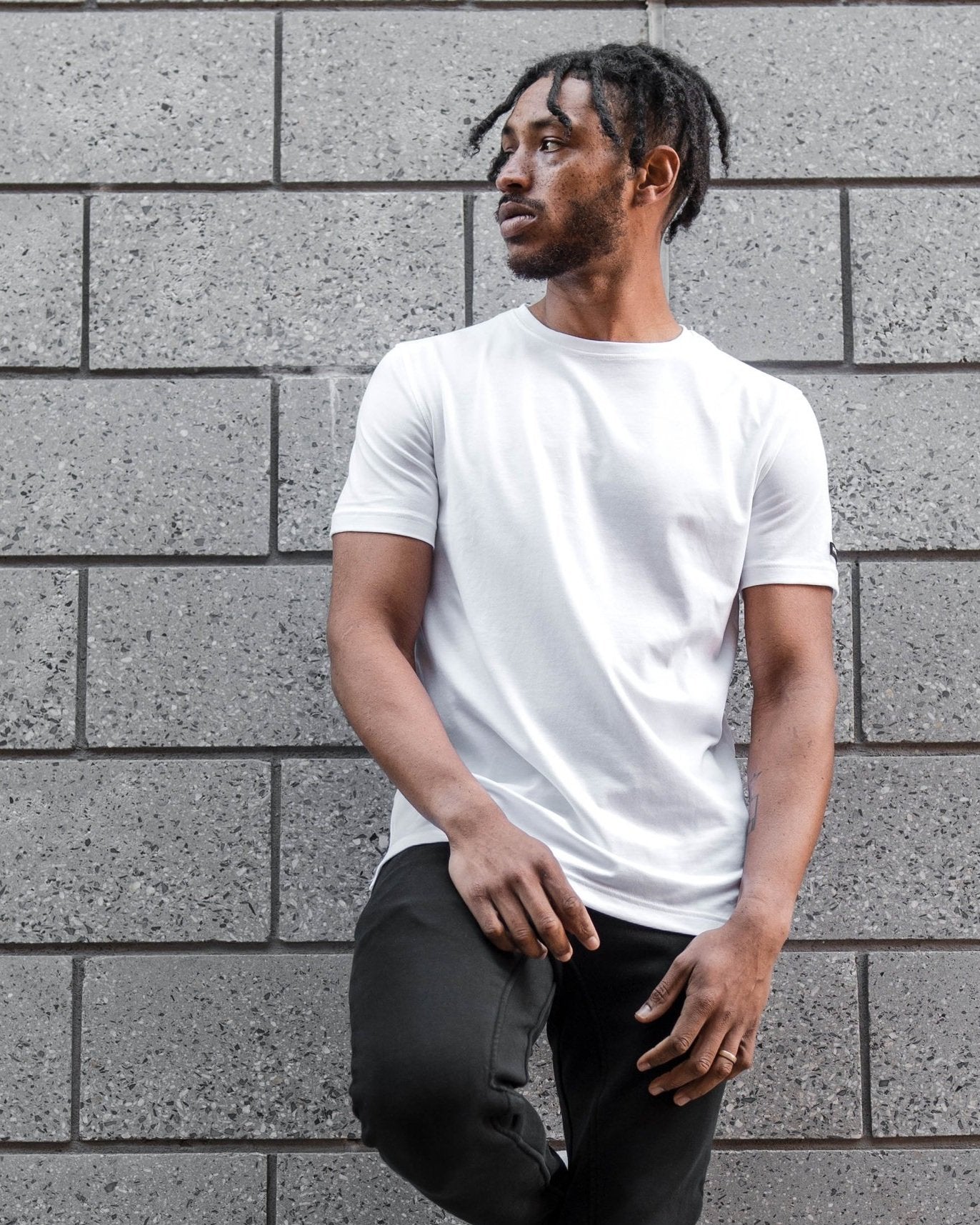 [HYBRID] Classic Tee - White - Tee - Athletifreak | Athletic & Gym Wear, Athleisure
