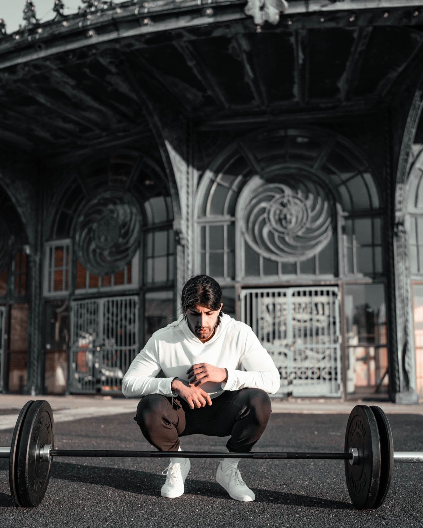 [HYBRID] Tech Hoodie - White - Hoodie - Athletifreak | Athletic & Gym Wear, Athleisure