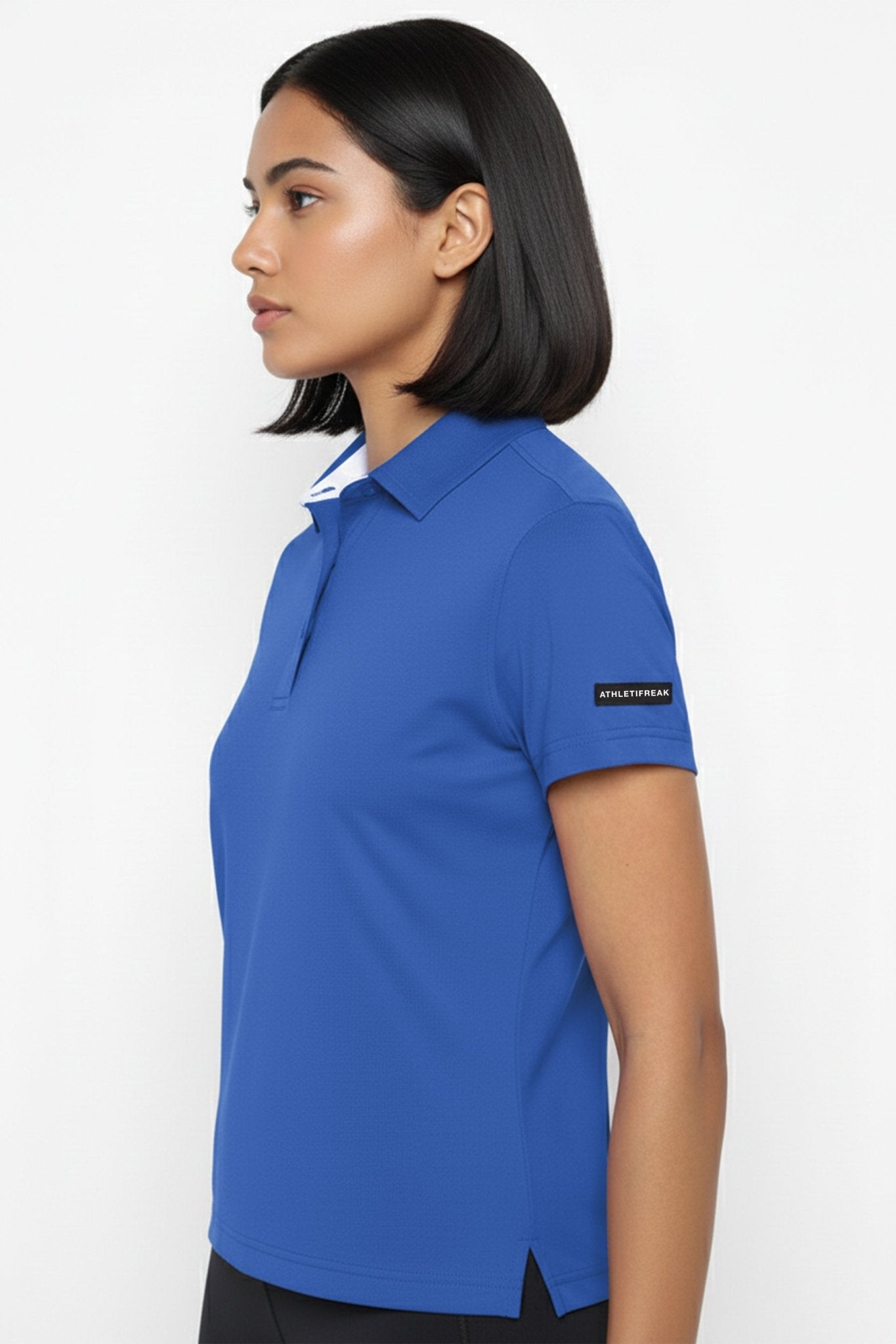 Women's [INFINITECH] Tech Polo - Azul - Tee - Athletifreak | Athletic & Gym Wear, Athleisure