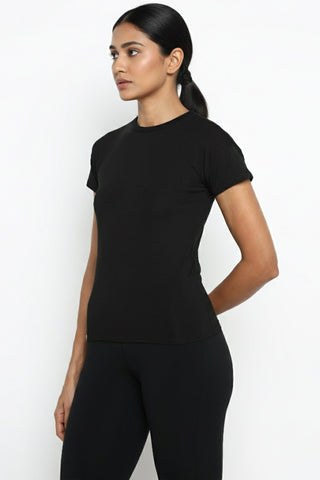 Women's [INFINITECH] Training Tee - Black - Tee - Athletifreak | Athletic & Gym Wear, Athleisure