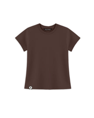 Women's [INFINITECH] Training Tee - Espresso - Tee - Athletifreak | Athletic & Gym Wear, Athleisure