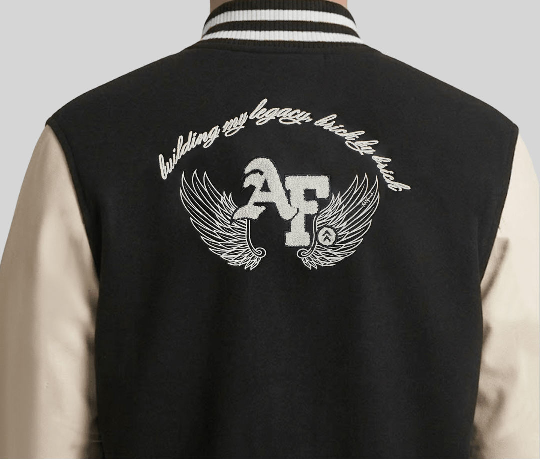 Women's Letterman Jacket - Black - Jacket - Athletifreak | Athletic & Gym Wear, Athleisure