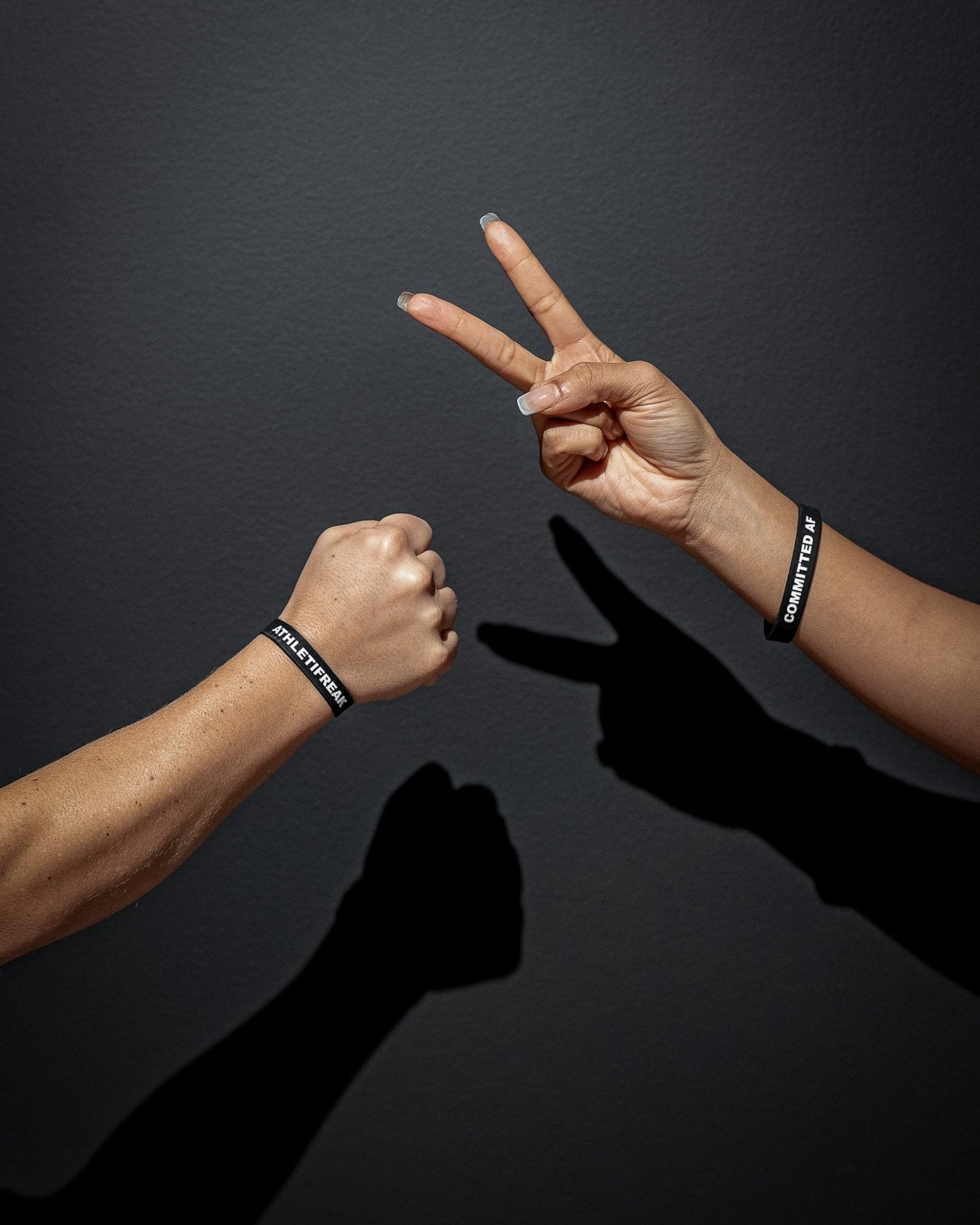 [COMMITTED AF] Wristband - Wristband - Athletifreak | Athletic & Gym Wear, Athleisure