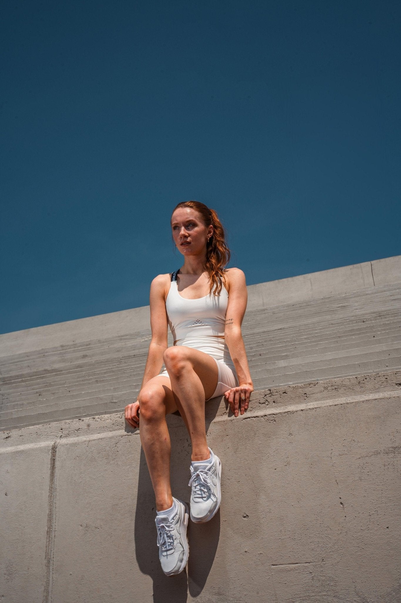 [CORE] Flow Biker Shorts - White - Shorts - Athletifreak | Athletic & Gym Wear, Athleisure