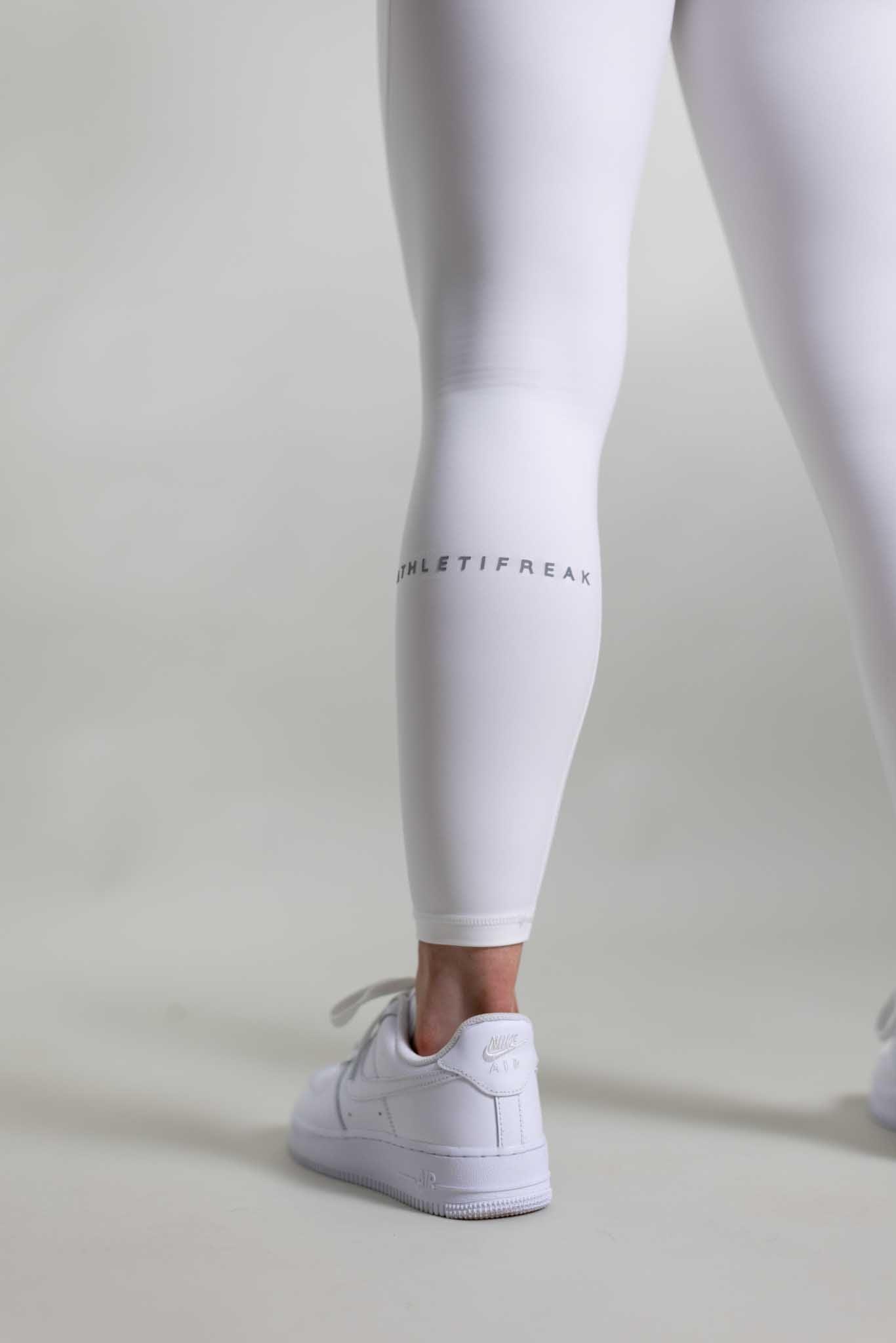 Buy INFUSE White Fitted Full Length Cotton Lycra Womens Leggings
