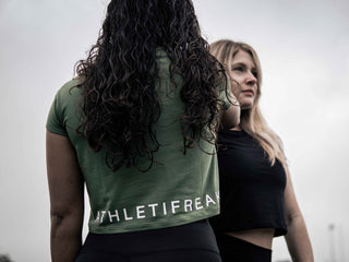 [ALWAYS ON] Crop Tee - Olive - Tee - Athletifreak | Athletic & Gym Wear, Athleisure