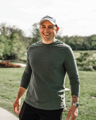 [ALWAYS ON] Long Sleeve Tee - Olive - Tee - Athletifreak | Athletic & Gym Wear, Athleisure