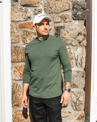 [ALWAYS ON] Long Sleeve Tee - Olive - Tee - Athletifreak | Athletic & Gym Wear, Athleisure