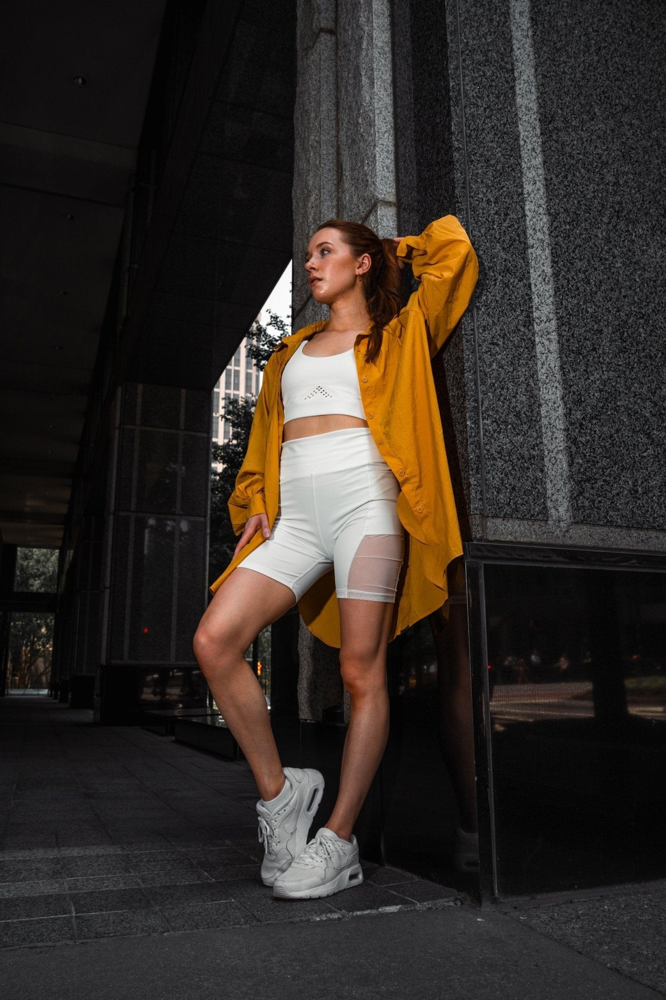 [CORE] Flow Biker Shorts - White - Shorts - Athletifreak | Athletic & Gym Wear, Athleisure