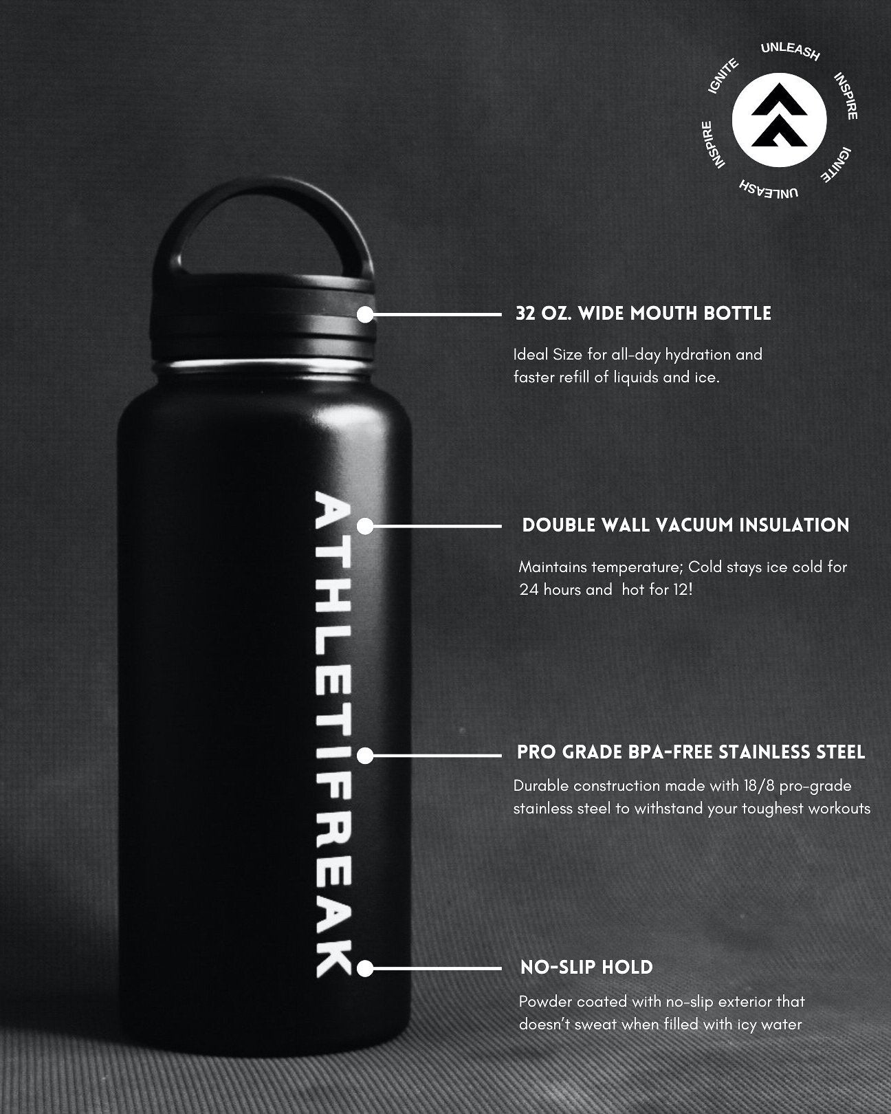 White Stainless Steel Water Bottle Temperature Holding For Hours