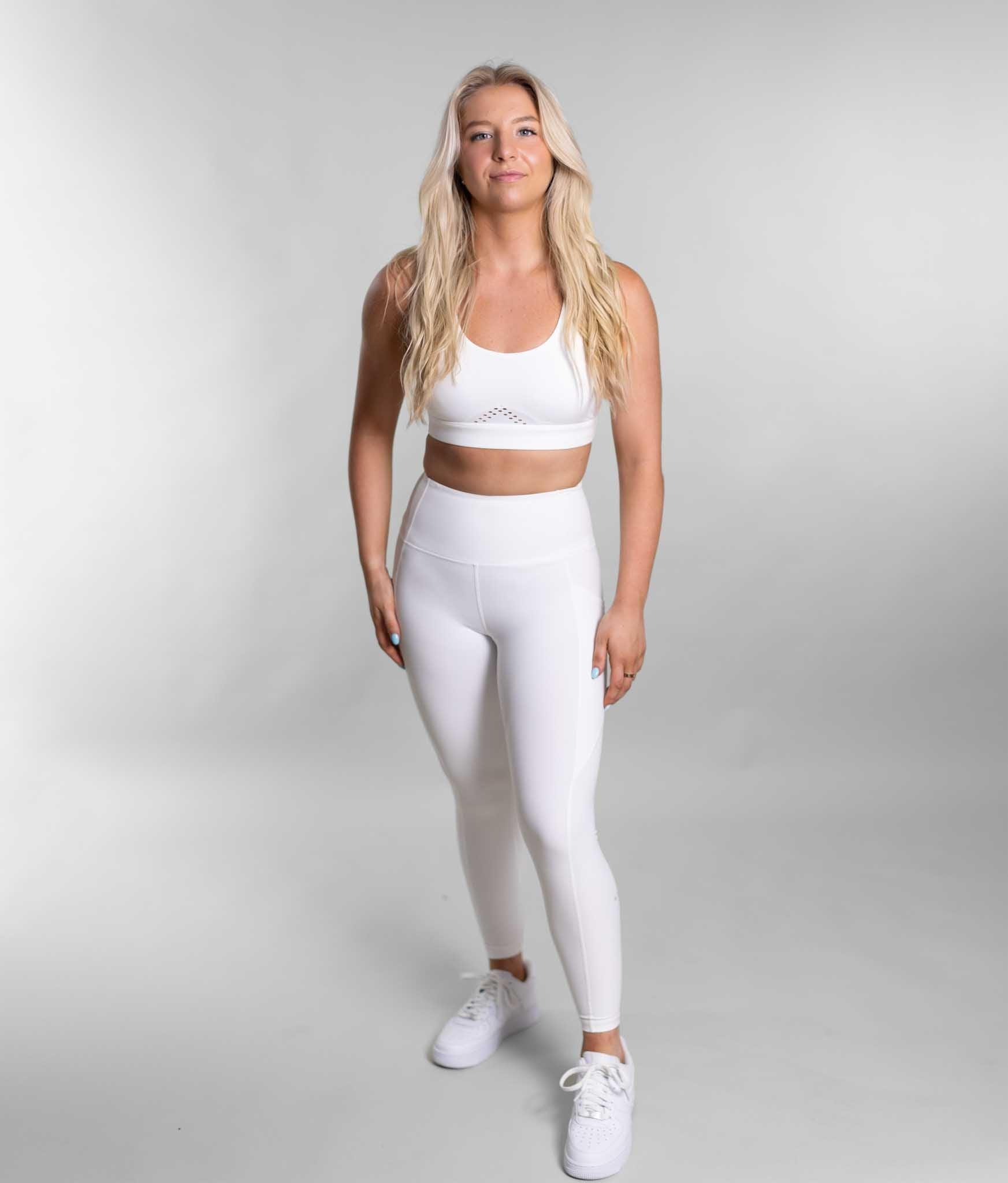 Running Leggings With White Athletic Leggings Womens Gym Wear Best