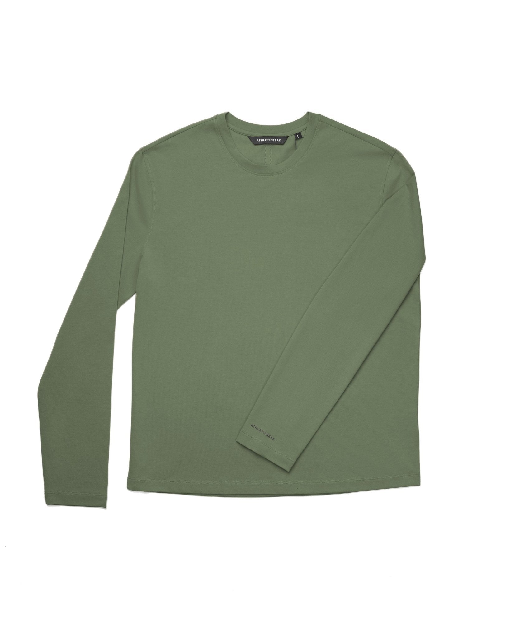 [INFINITECH] Training Long Sleeve - Olive - Tee - Athletifreak | Athletic & Gym Wear, Athleisure