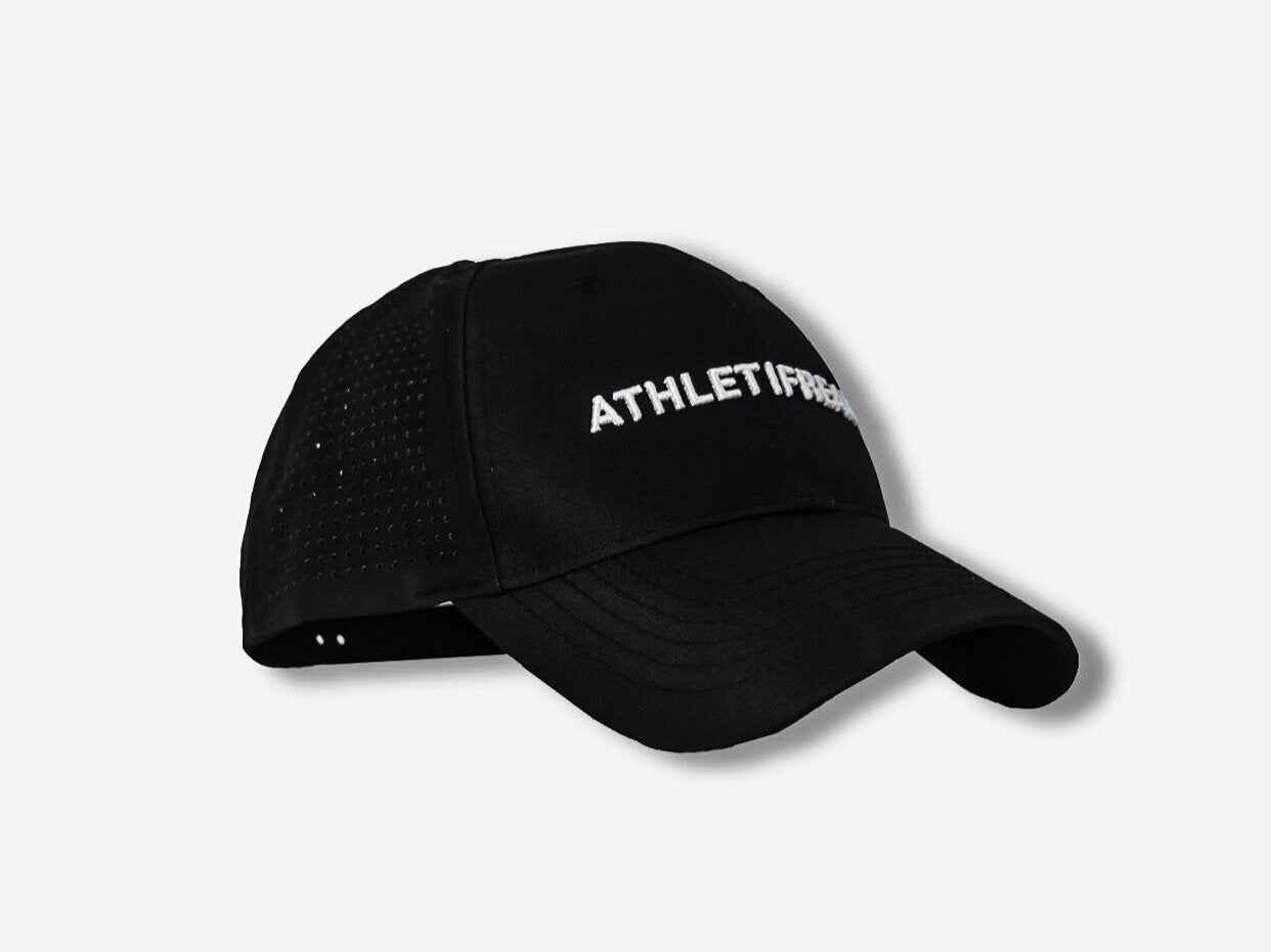 Vented Tech Hat - Black - Cap - Athletifreak | Athletic & Gym Wear, Athleisure