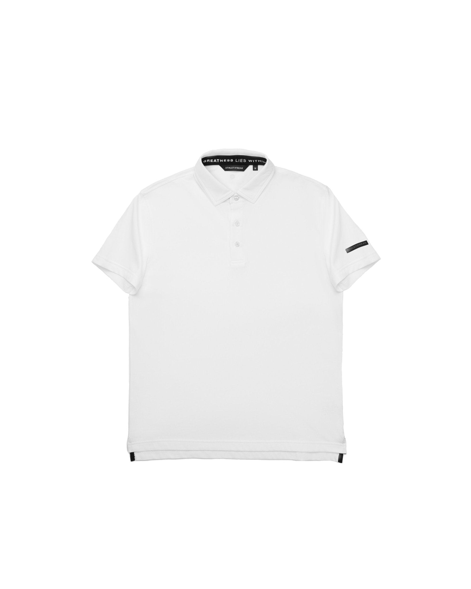 [HYBRID] Tech Polo - White - Tee - Athletifreak | Athletic & Gym Wear, Athleisure