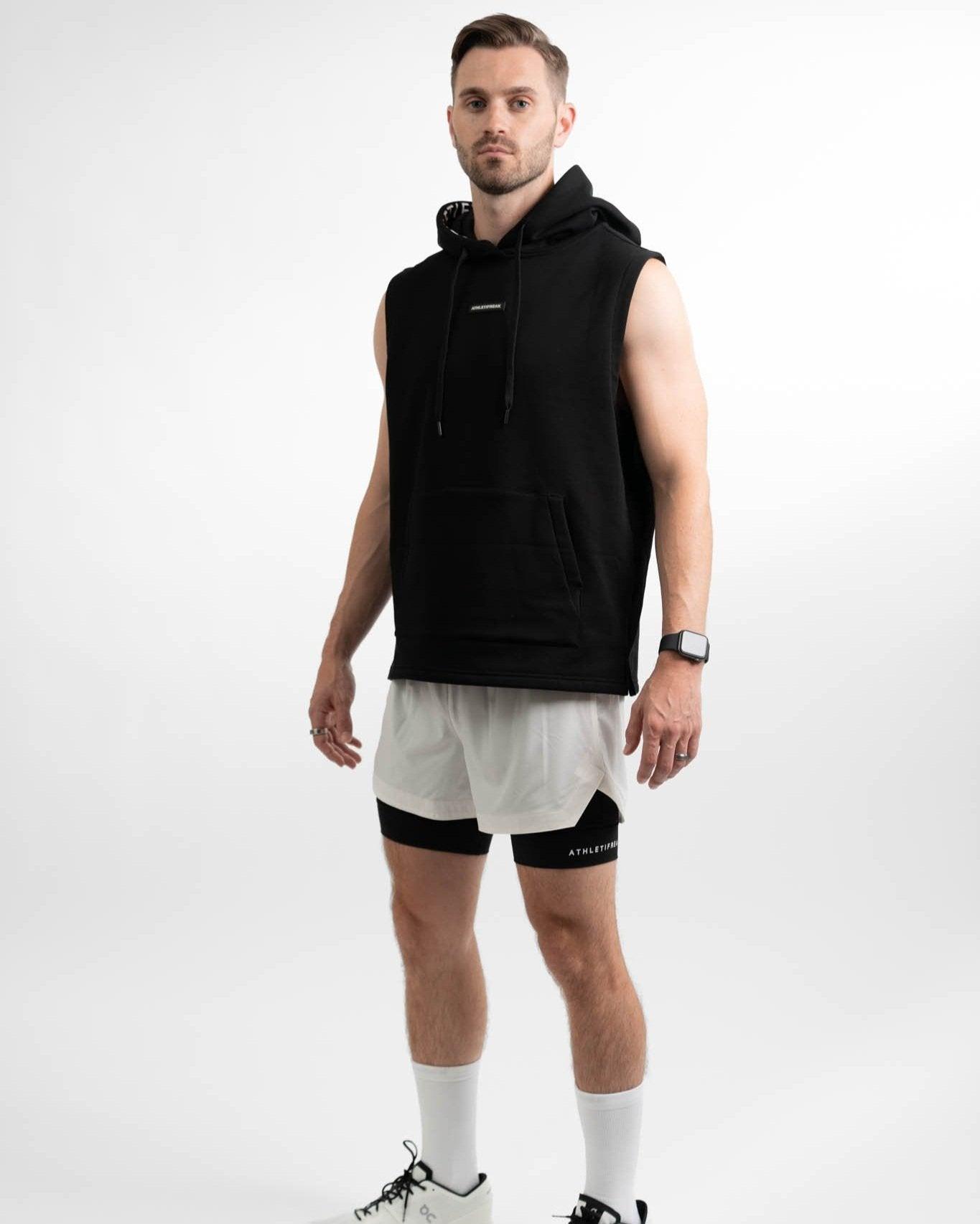 [CORE] Training Shorts 4" - White/Black - Shorts - Athletifreak | Athletic & Gym Wear, Athleisure