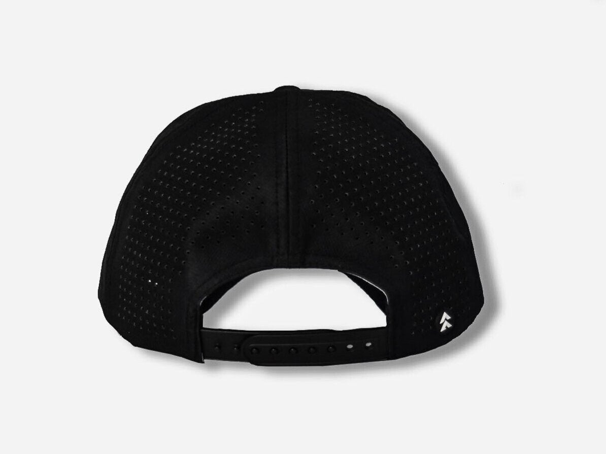 Vented Tech Hat - Black - Cap - Athletifreak | Athletic & Gym Wear, Athleisure