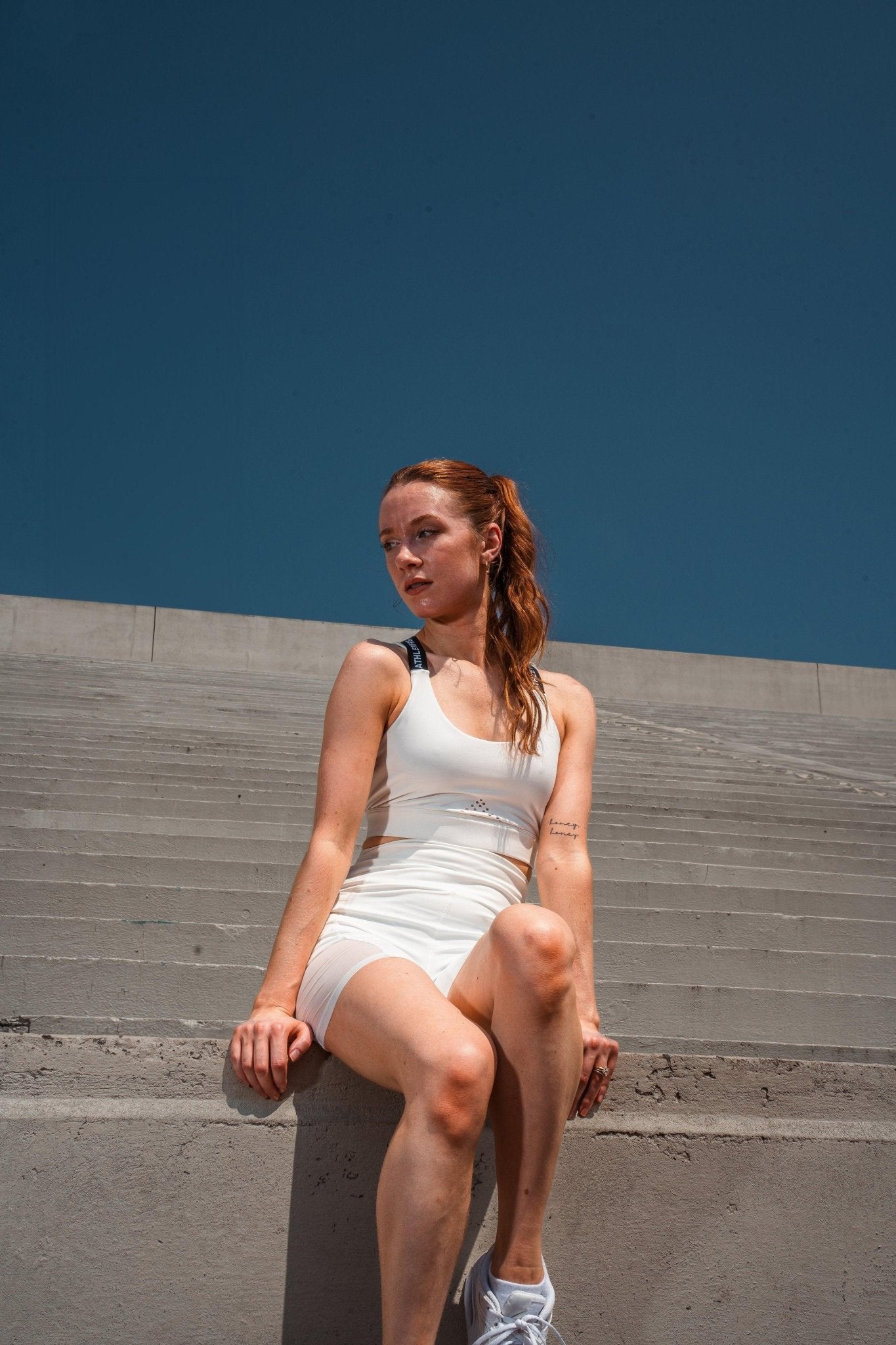 [CORE] Flow Biker Shorts - White - Shorts - Athletifreak | Athletic & Gym Wear, Athleisure