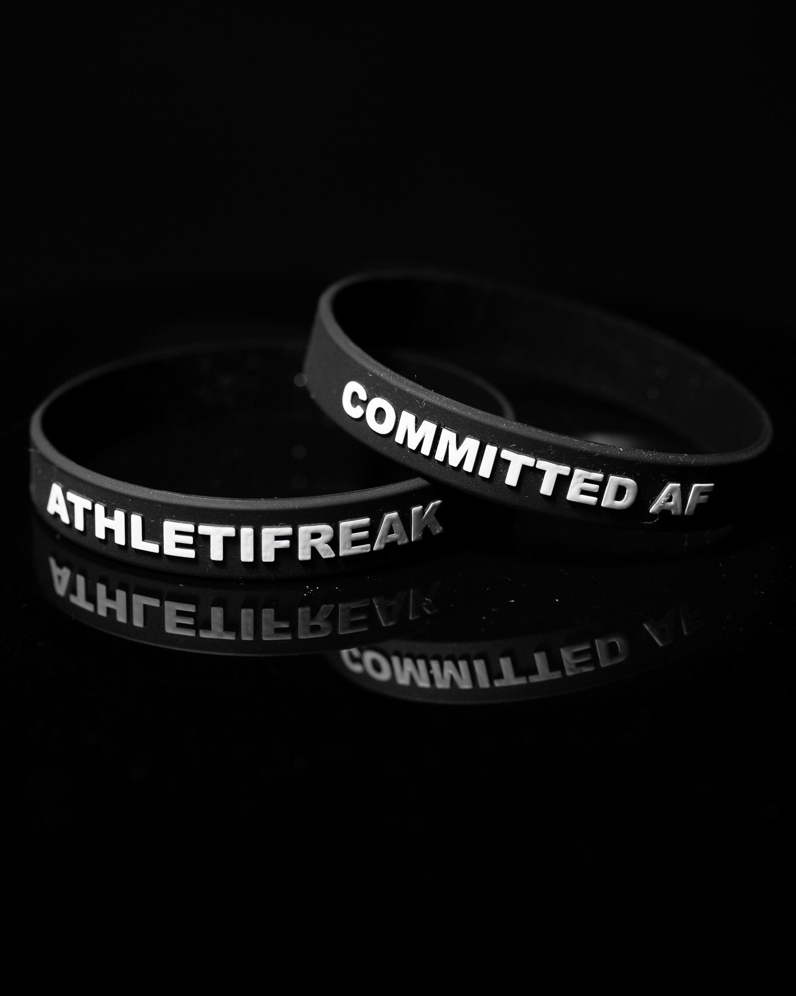 [COMMITTED AF] Wristband - Wristband - Athletifreak | Athletic & Gym Wear, Athleisure